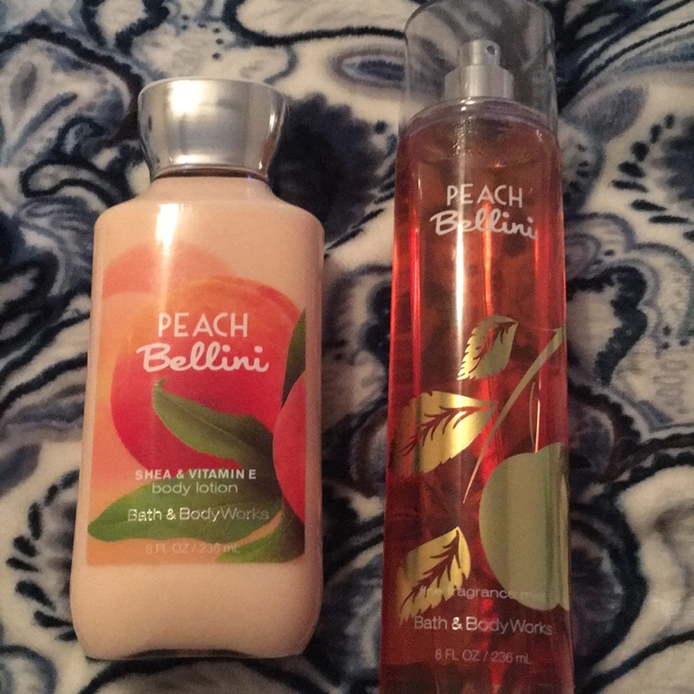 Bath and body works peach Bellini
